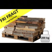 Blokvarer spændende træ, 200 kg leveres til døren fra Aktivslivern.dk